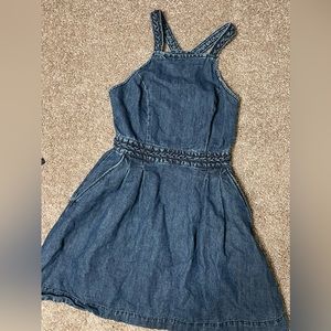 Abercrombie and Fitch Denim Blue Dress With Pockets Size 2